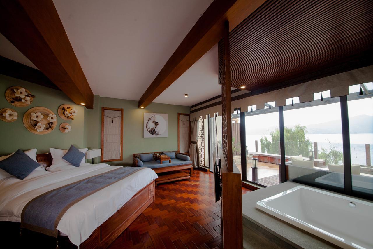 Walden Lugu Lake Zen Retreat نينغلانغ المظهر الخارجي الصورة